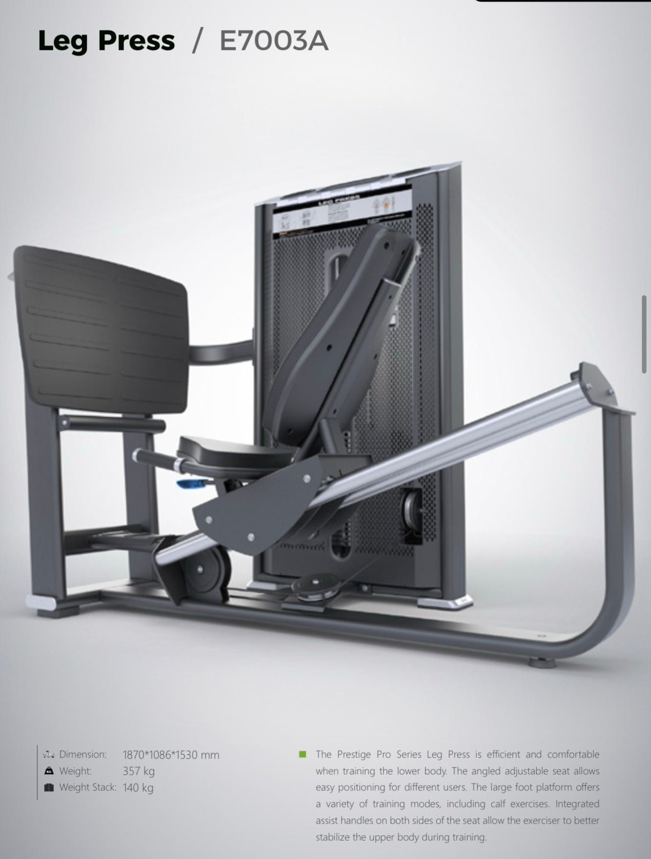 Premier Strength Predator Series Sled Leg Press *NEW*