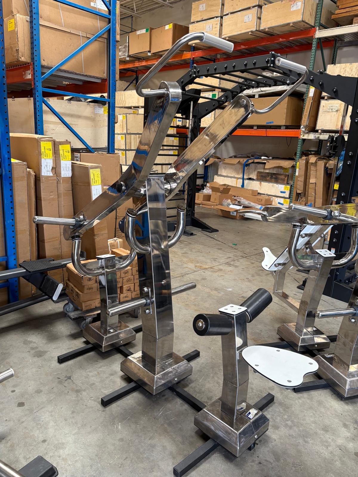 Premier Strength Outdoor Series Lat Pulldown (Chrome) - weight lifting machines with pulleys, image 4