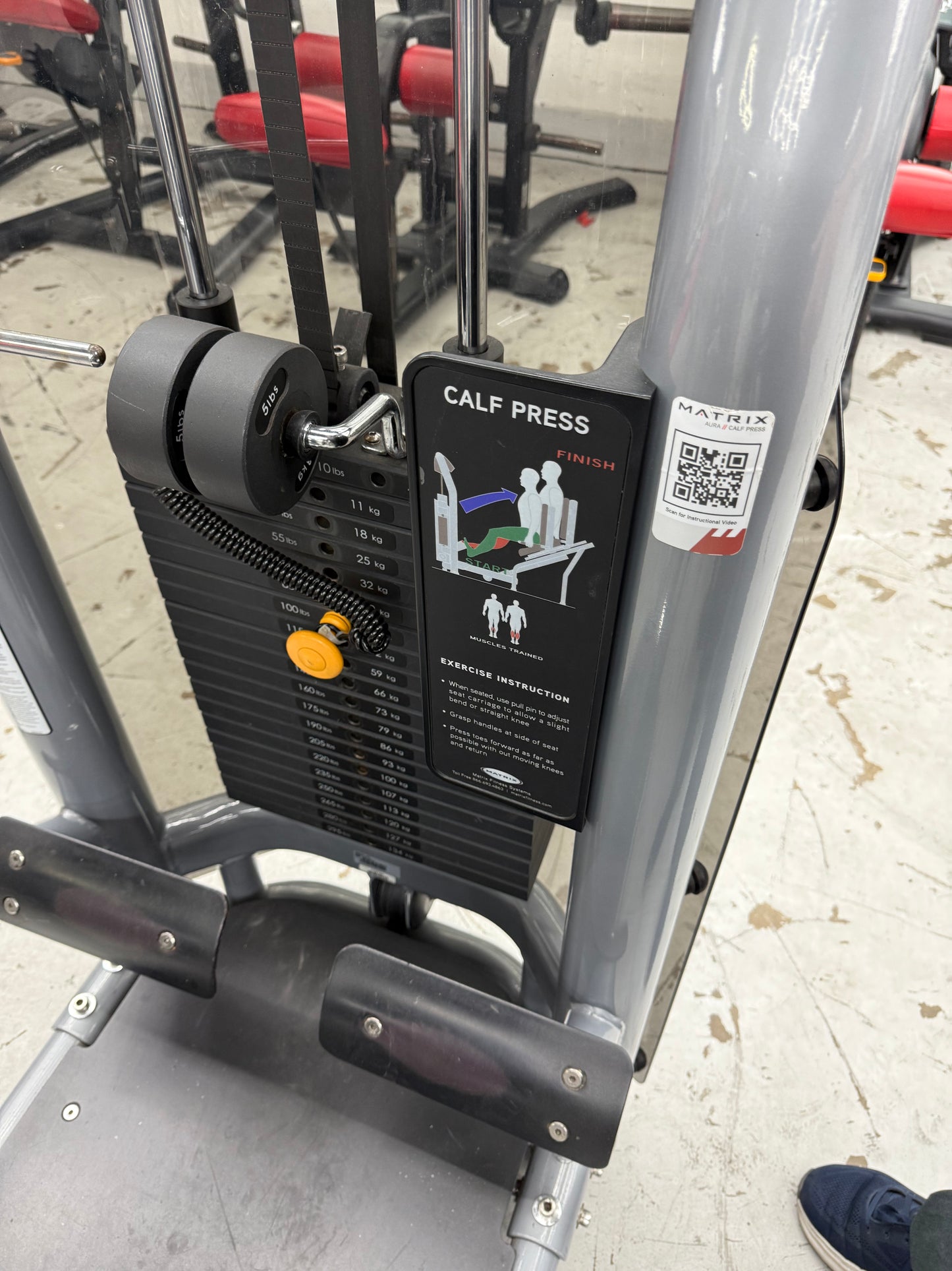 Matrix Fitness G3 Calf Press *Refurbished*