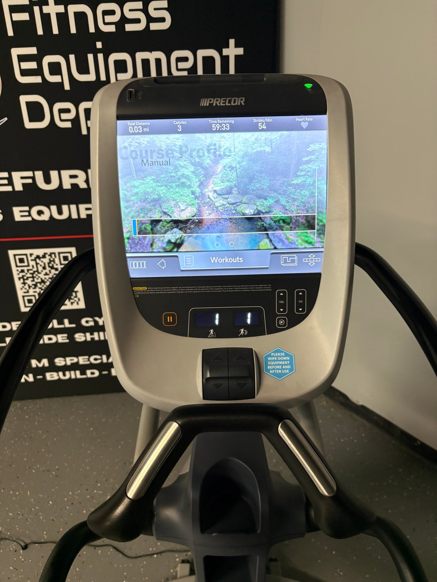 Precor EFX 883 Lower Body Elliptical P80 Console *Refurbished*