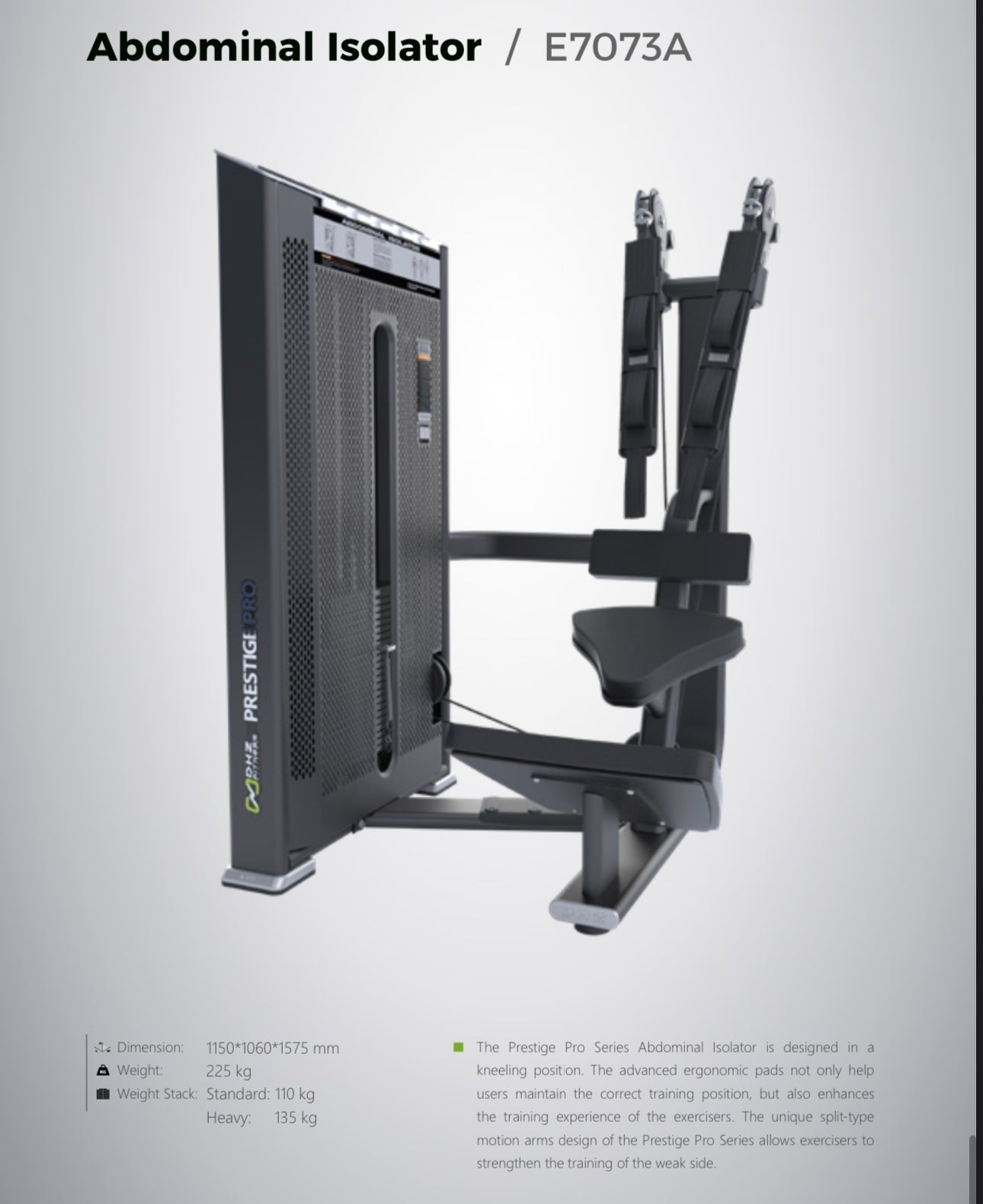 Premier Strength Predator Series Abdominal Crunch *NUEVO*