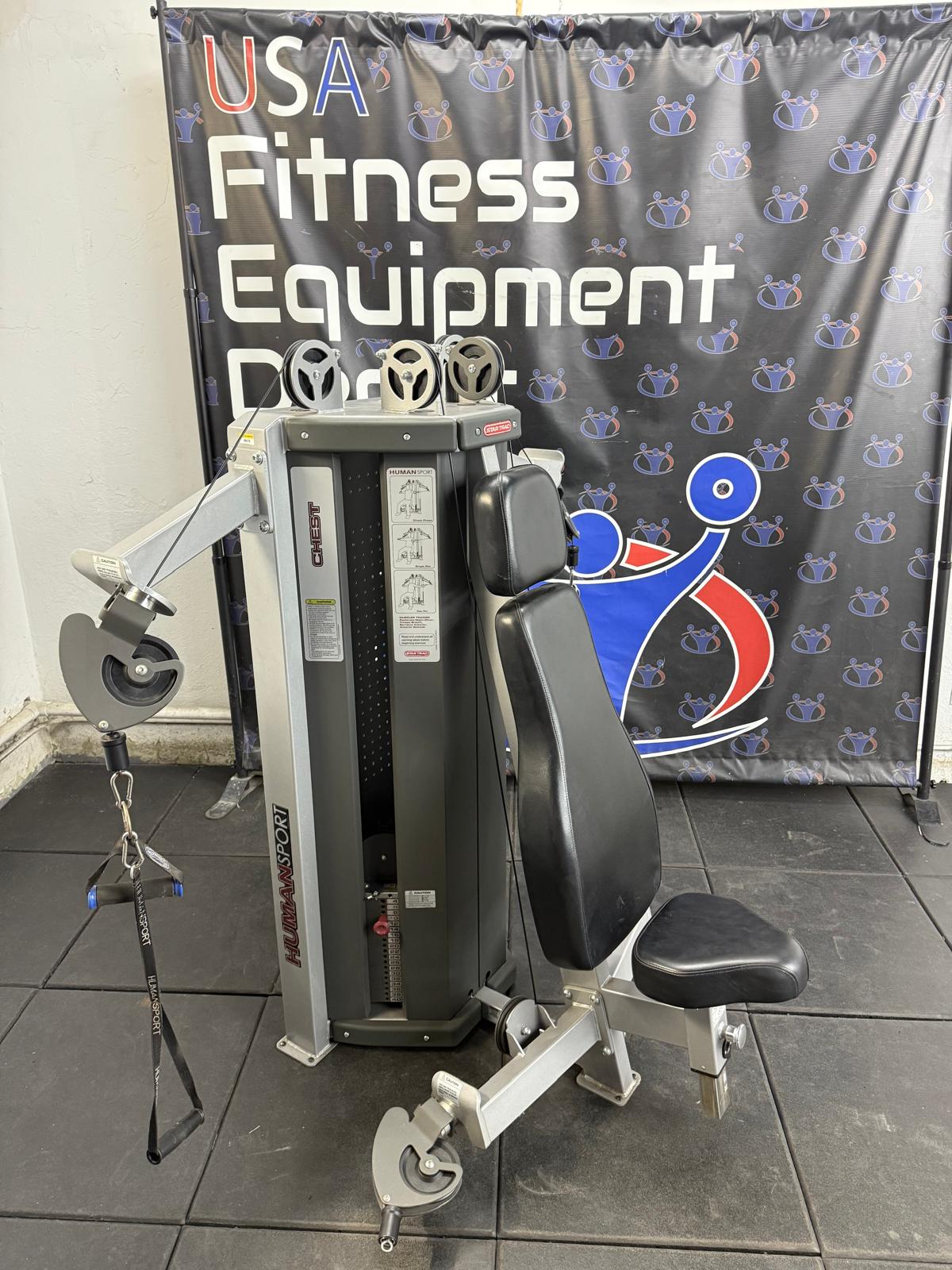Star Trac Human Sport Chest and Shoulder Combo *REFURBISHED*