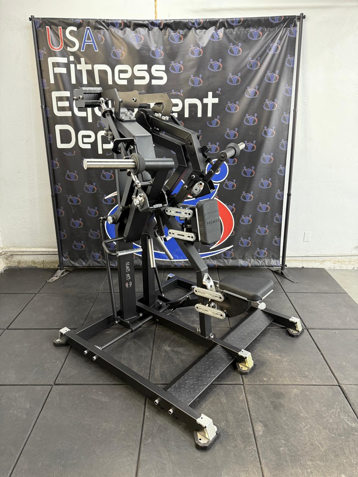 Premier Strength Titan Series Low Row (Black) - weight lifting machines with pulleys, image 10