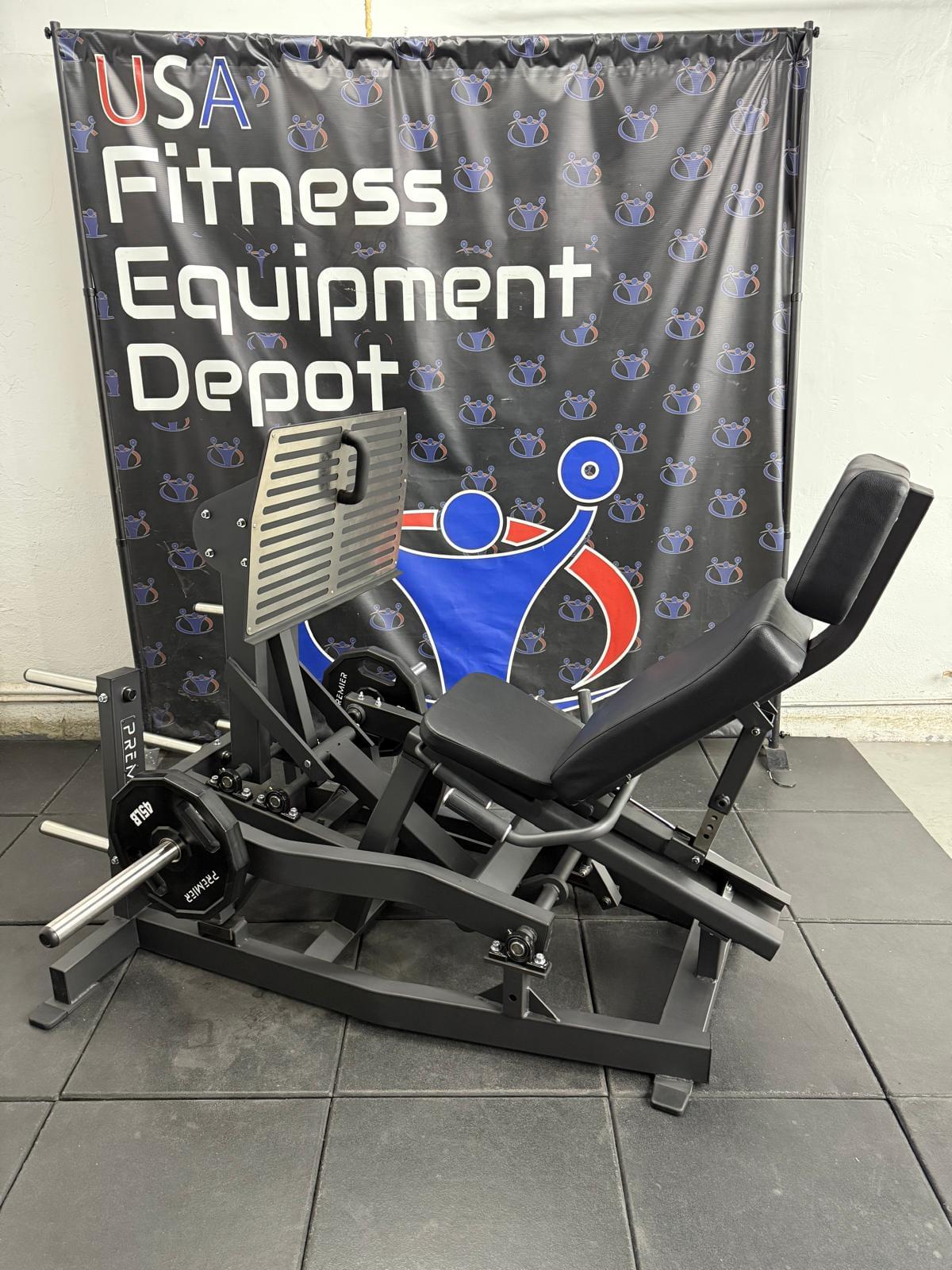 Premier Strength Vintage Series Leg Press - weight lifting machines with pulleys, image 8