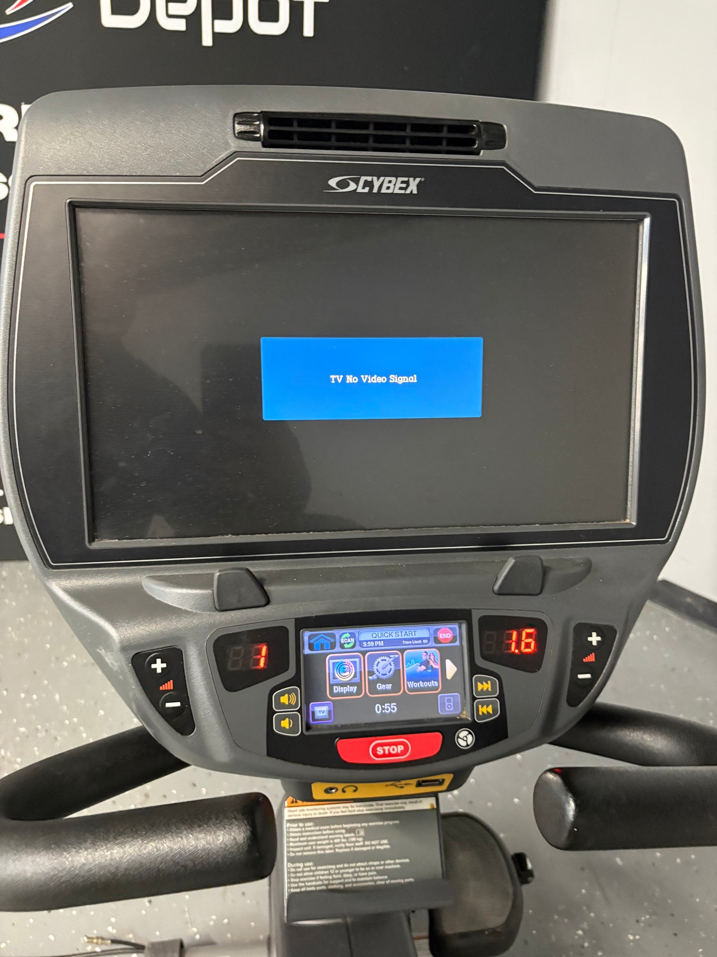 Cybex 625 Recumbent Bike E3 Console *Refurbished*