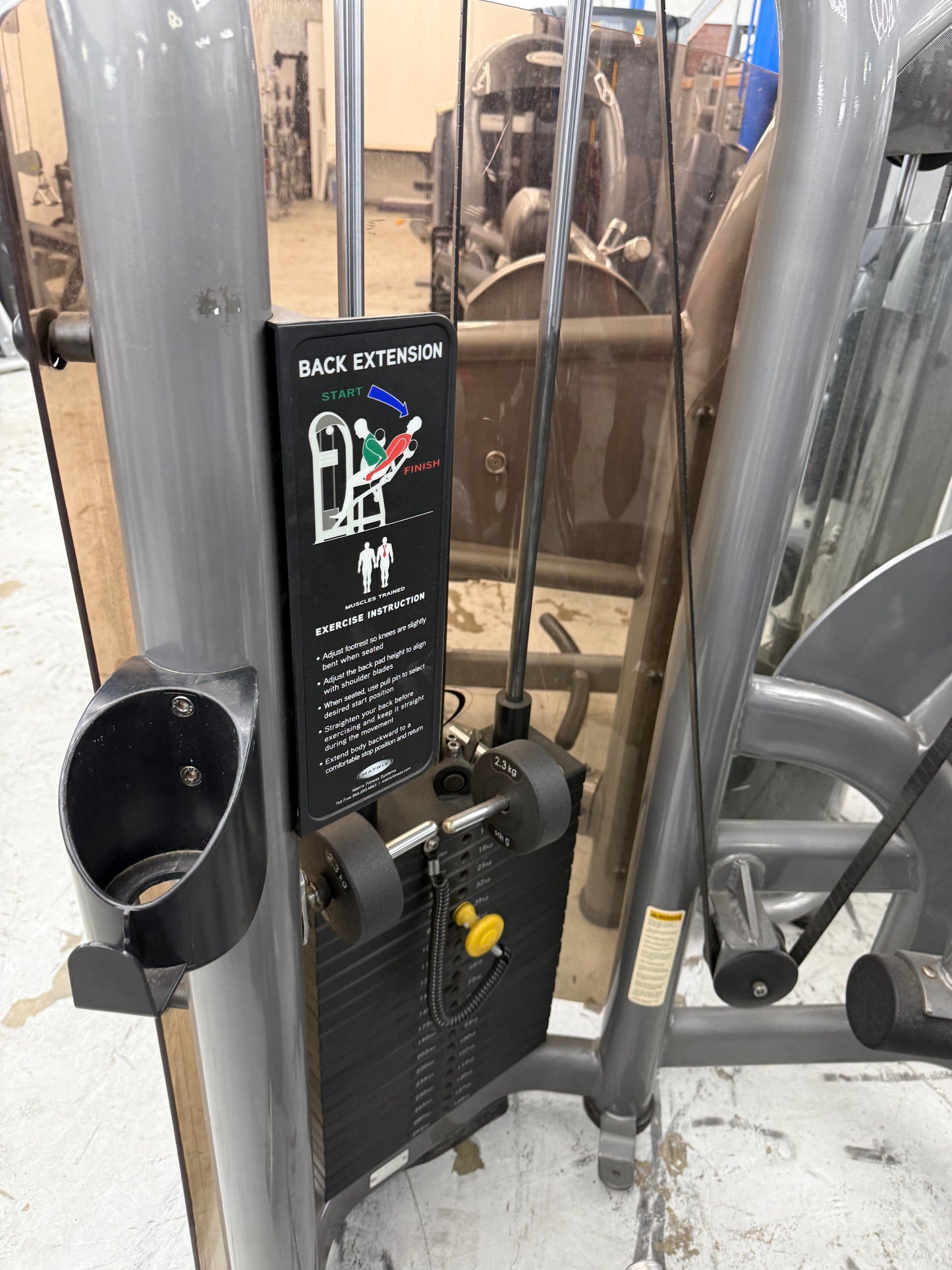 Matrix Fitness G3 Back Extension *Refurbished*