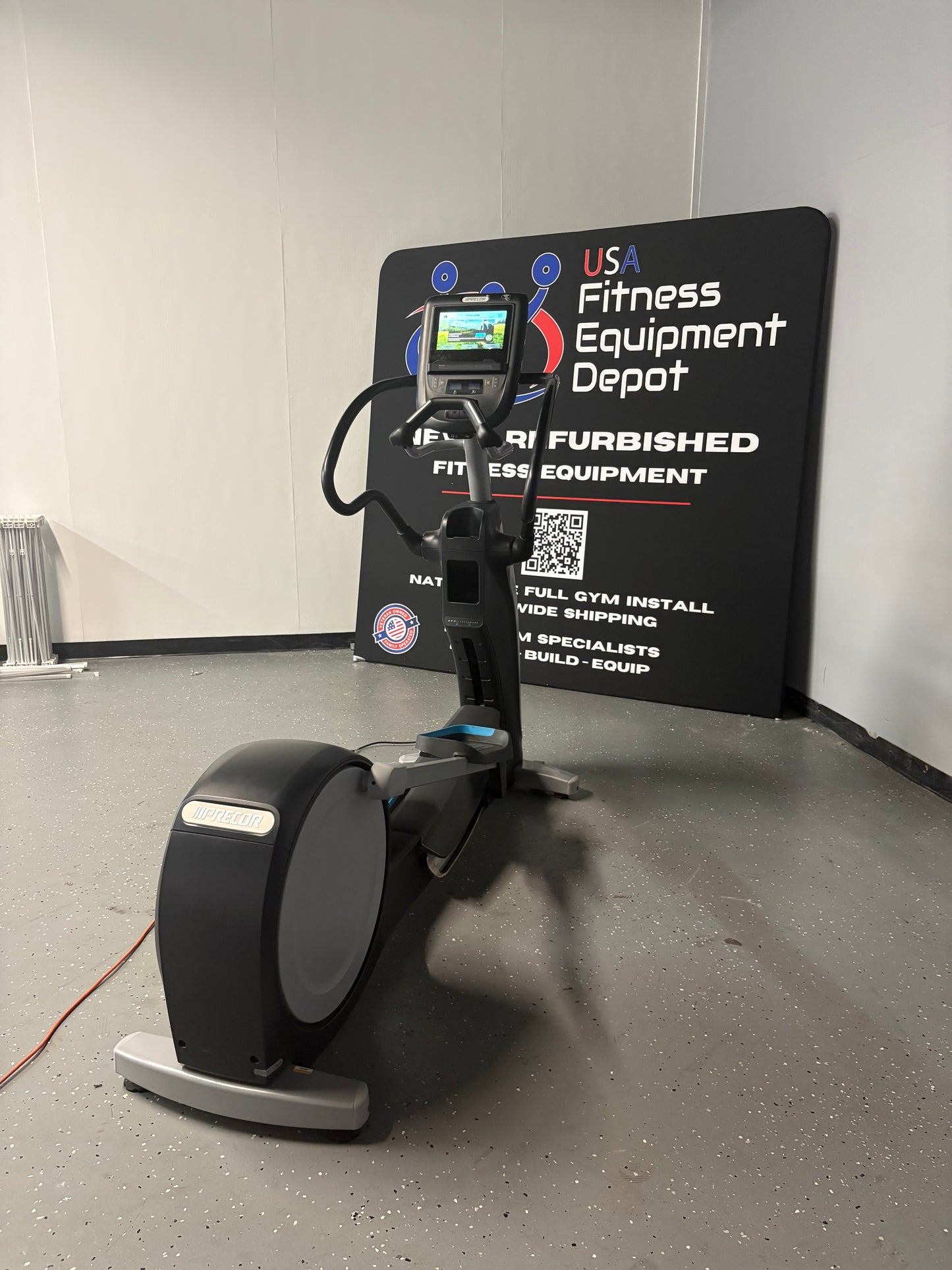 Precor EFX 883 Lower Body Converging Ramp Elliptical P62 Console *Refurbished*