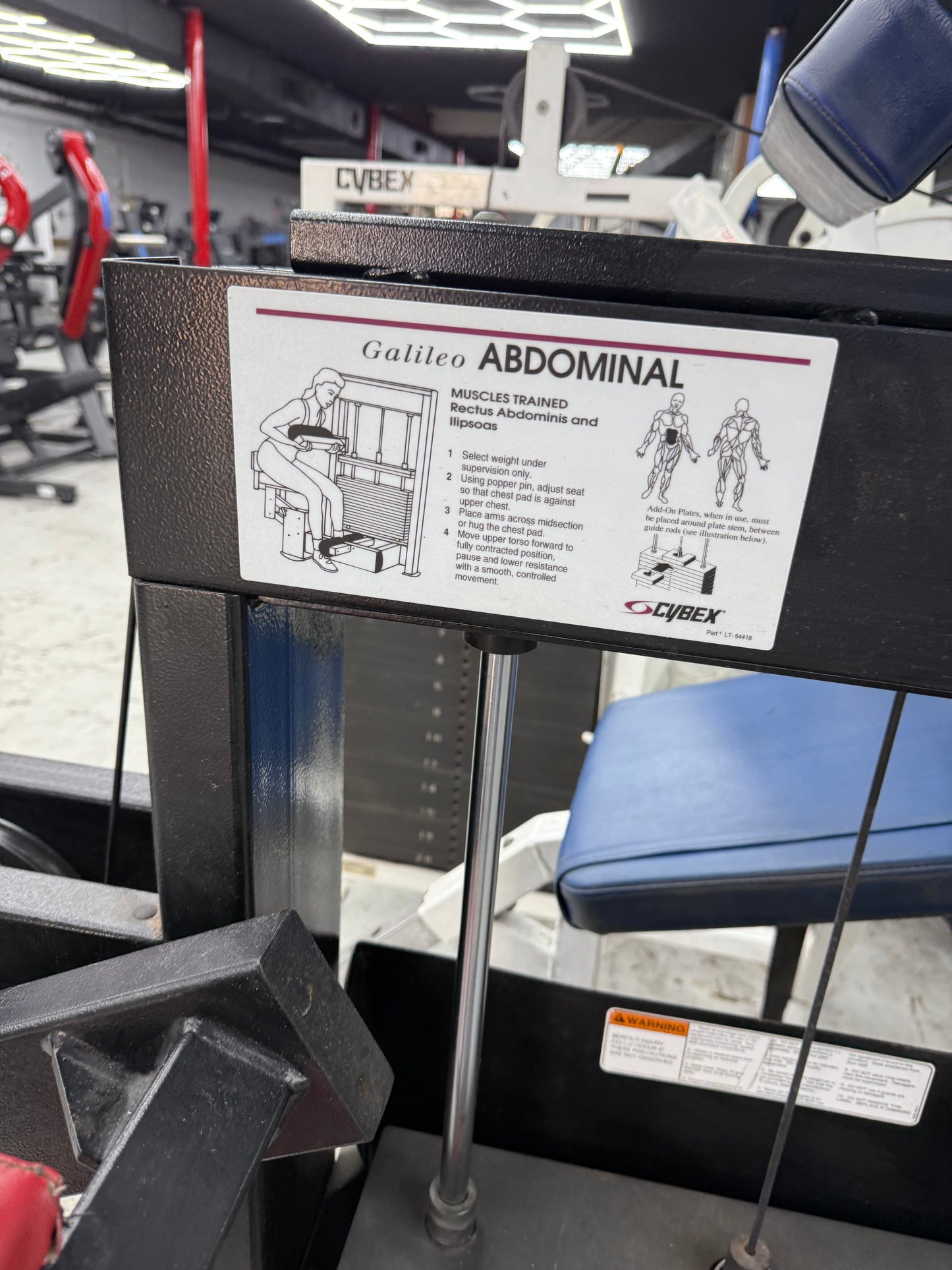 Cybex Galileo Series Abdominal Crunch