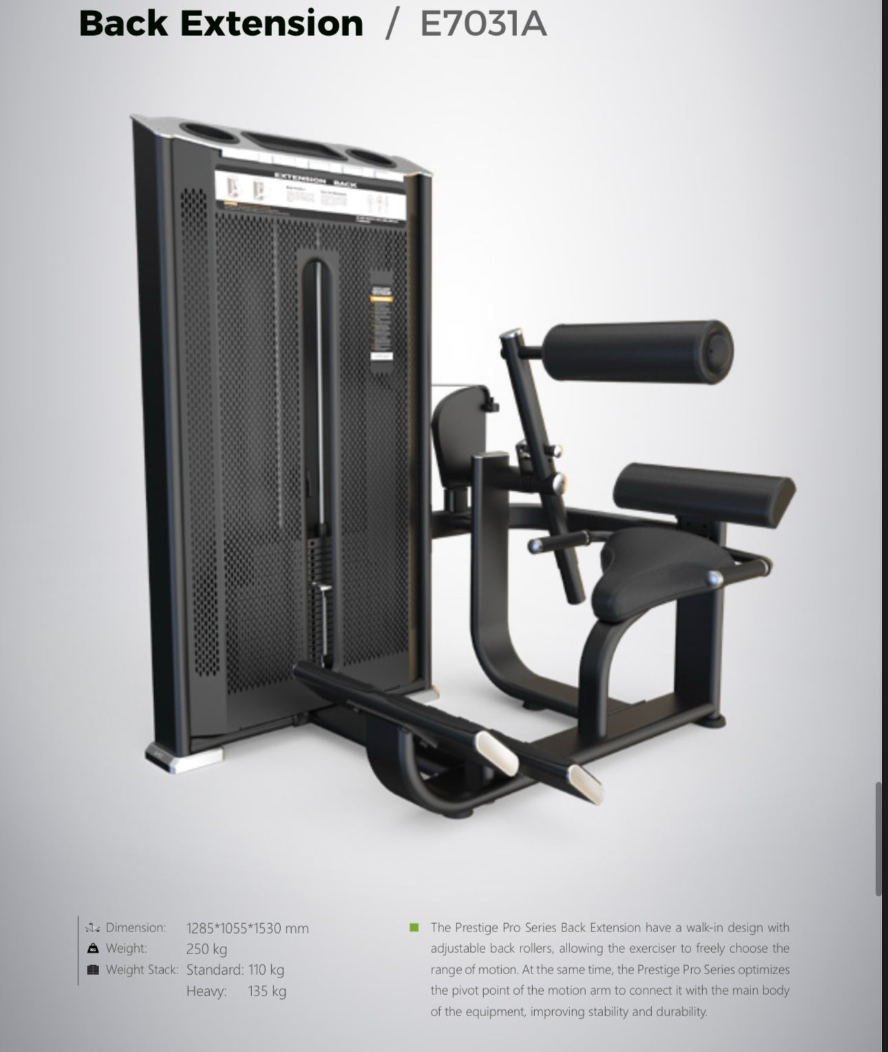Premier Strength Serie Predator Extensión Lumbar *NUEVO*