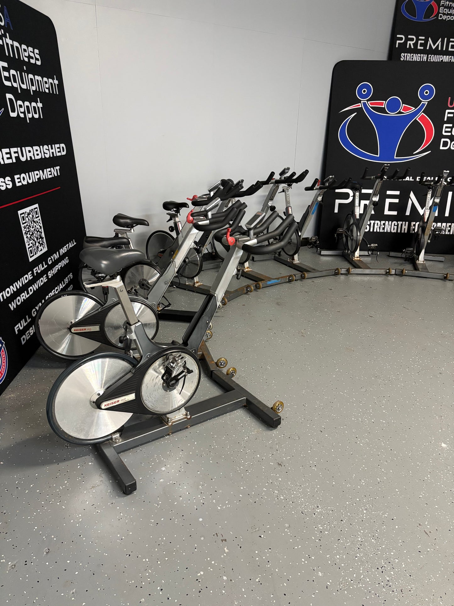 Keiser M3 Indoor Cycling Bikes Set of 30
