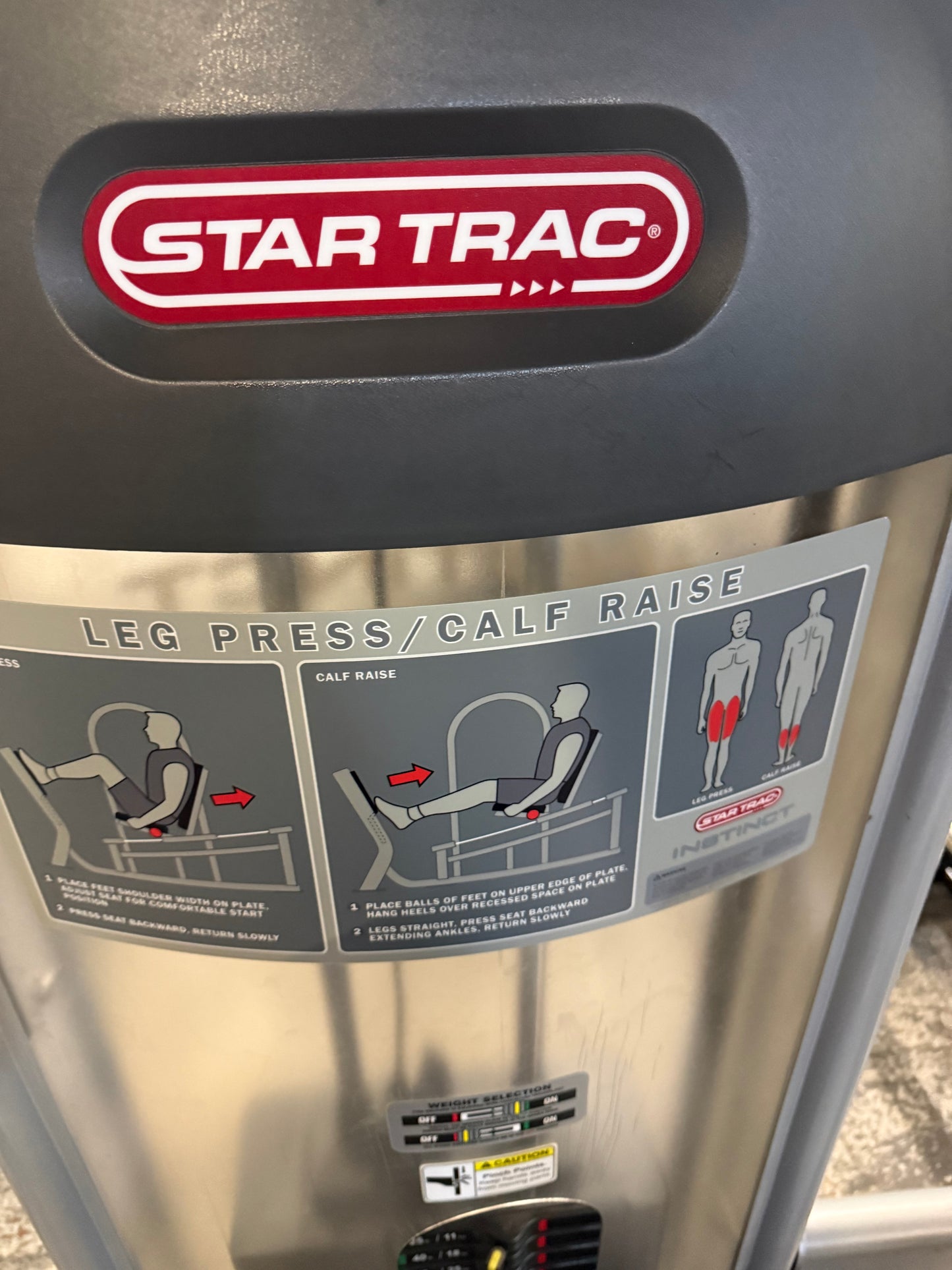 Star Trac Instinct Leg Press/Calf Raise *Refurbished*
