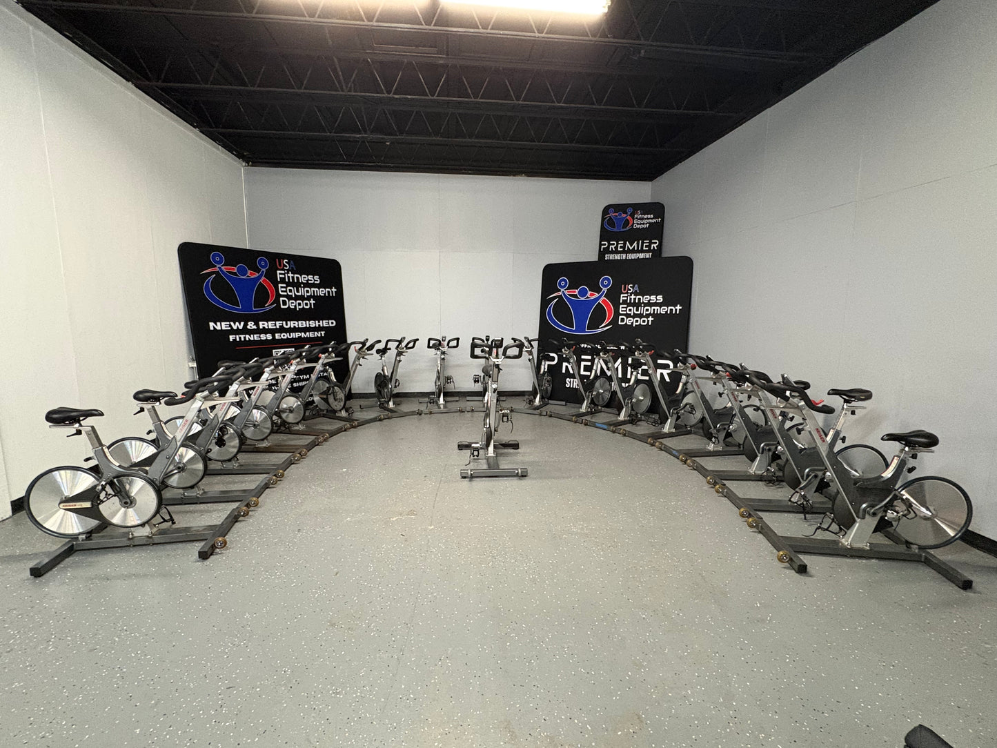 Keiser M3 Plus Indoor Cycling Bikes Set of 19