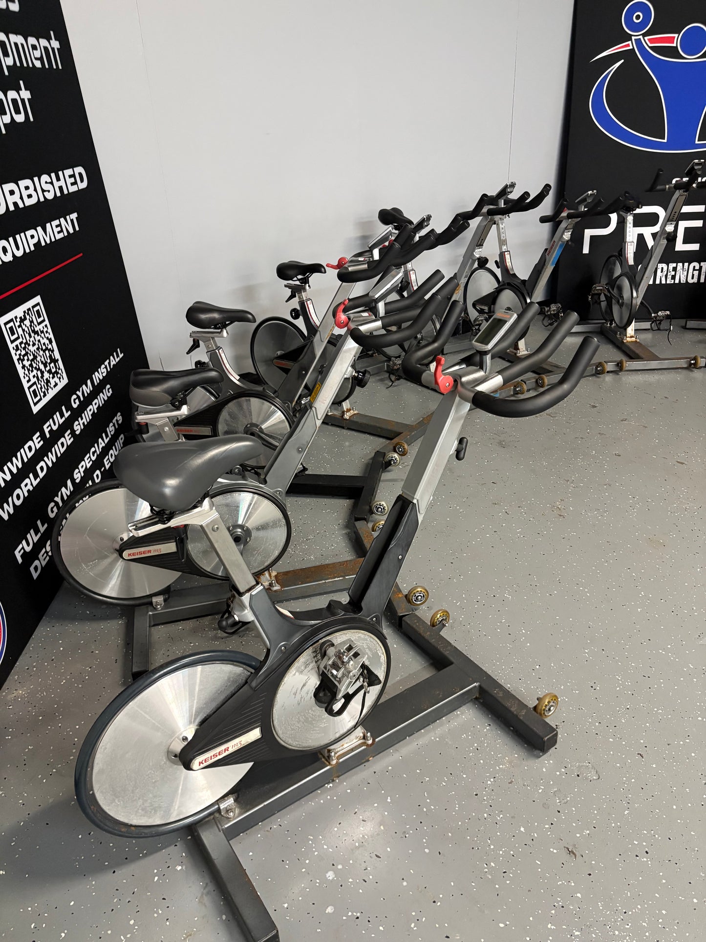 Keiser M3 Indoor Cycling Bikes Set of 30