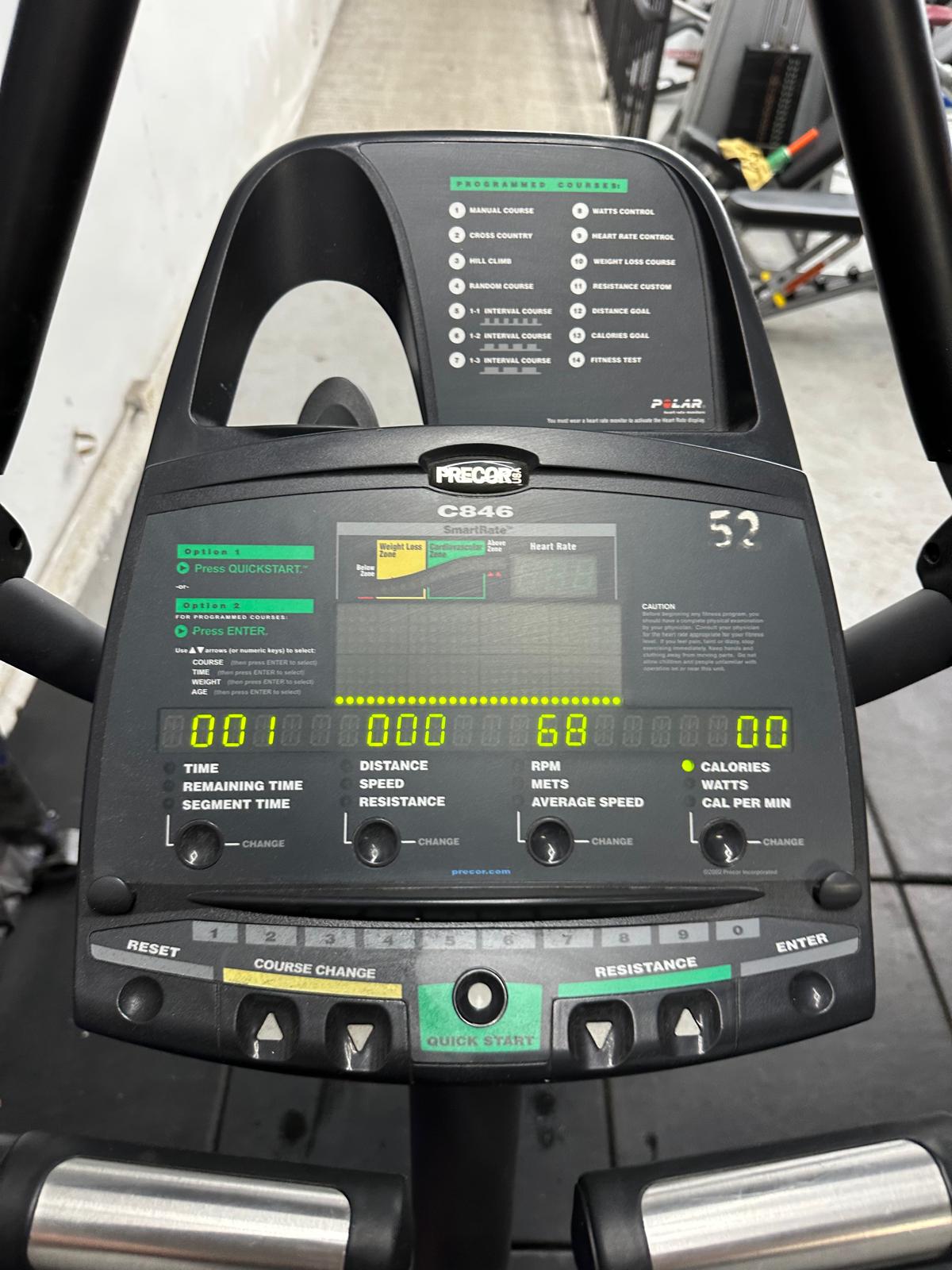 Precor C846 Upright Bike *REFURBISHED*