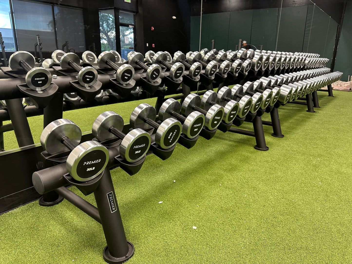 Premier Strength Chrome Dumbbell Set 5-150 w/Rack *NEW*
