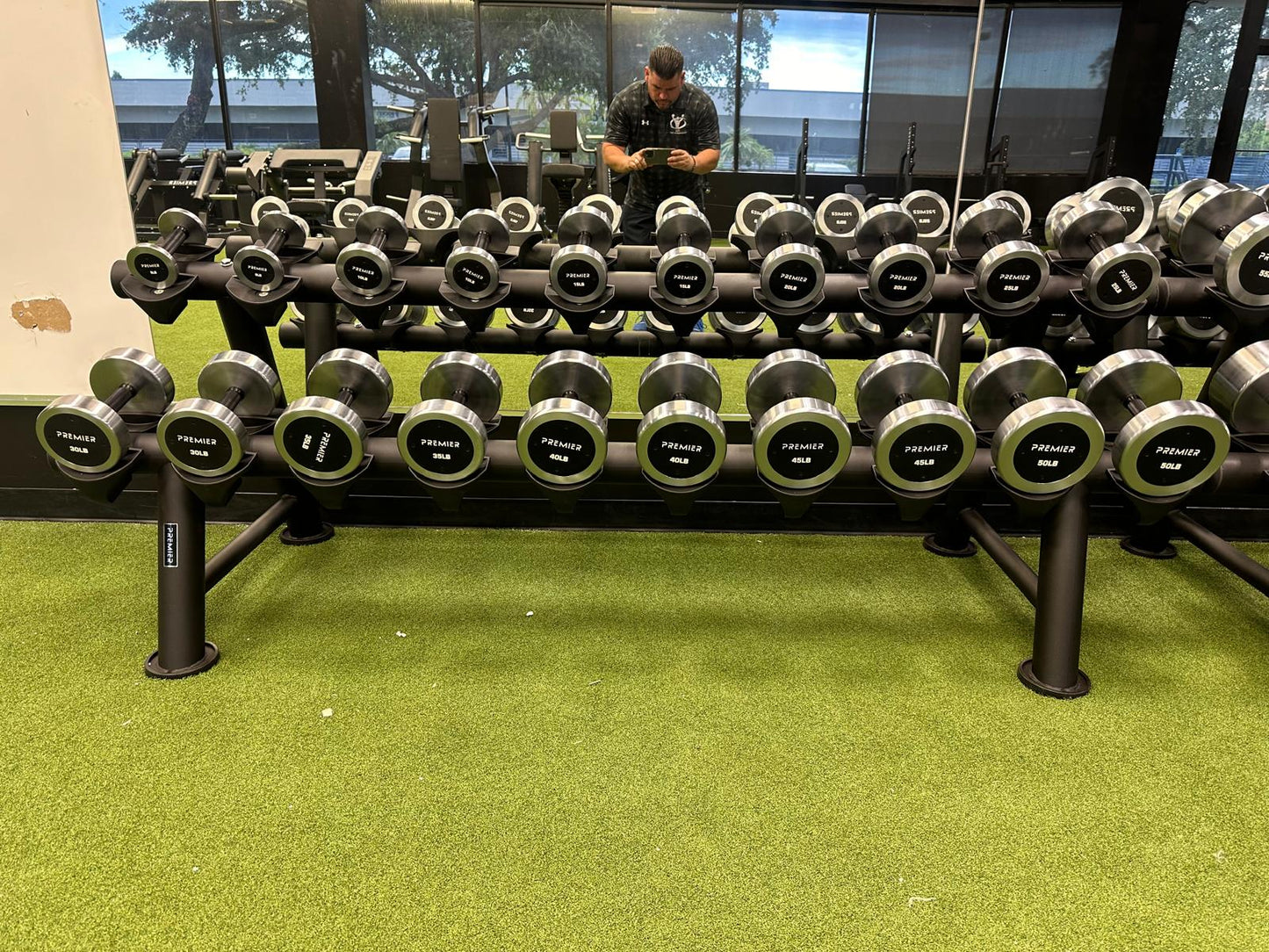 Premier Strength Chrome Dumbbell Set 5-150 w/Rack *NEW*