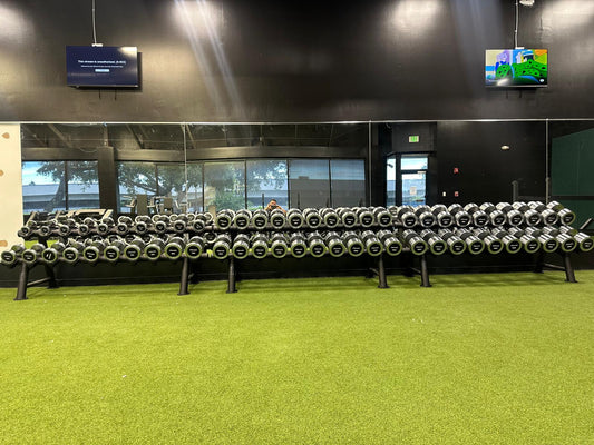 Premier Strength Chrome Dumbbell Set 5-150 w/Rack *NEW*