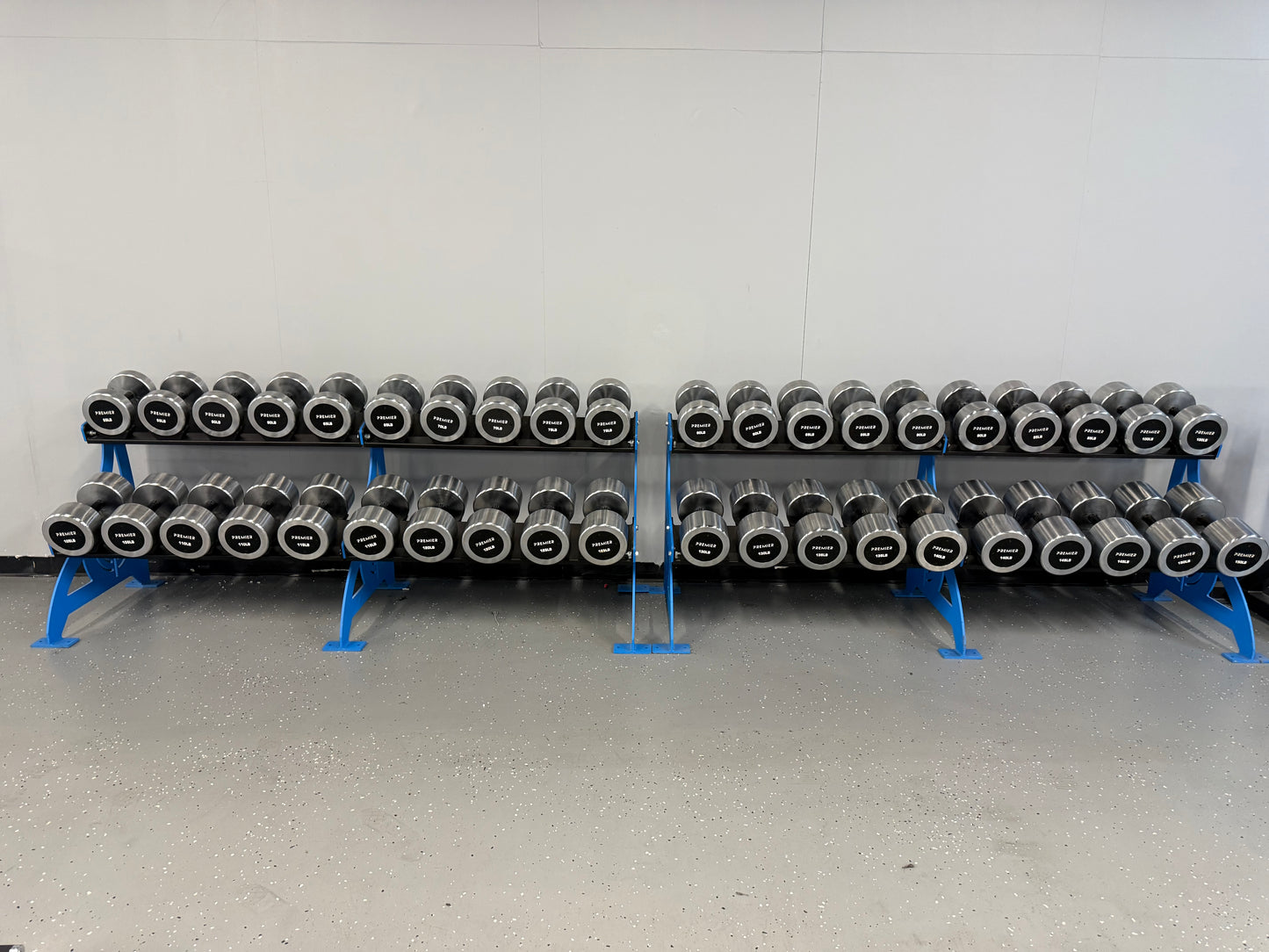 Premier Strength Chrome Dumbbell Set 55-150 (Rack NOT Included) *NEW*