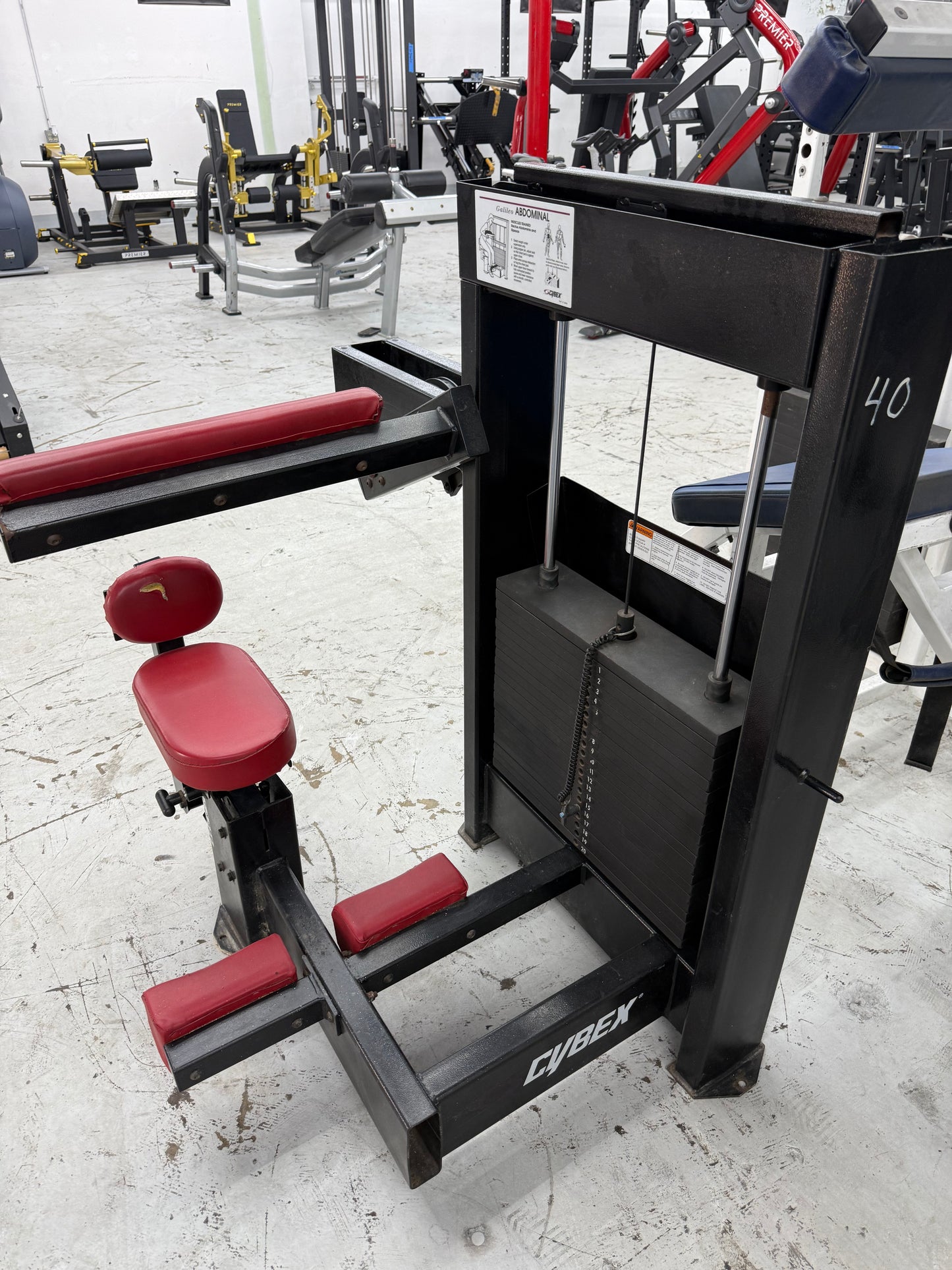 Cybex Galileo Series Abdominal Crunch