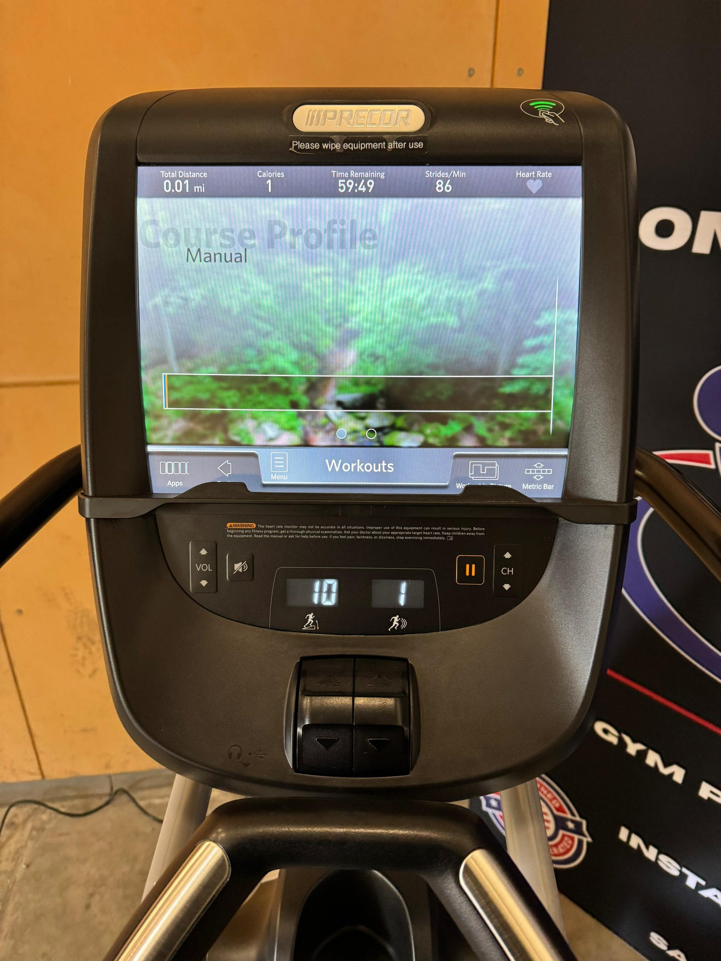 Precor EFX 883 Lower Body Elliptical Converging Ramp w/ P82 Console *REFURBISHED*