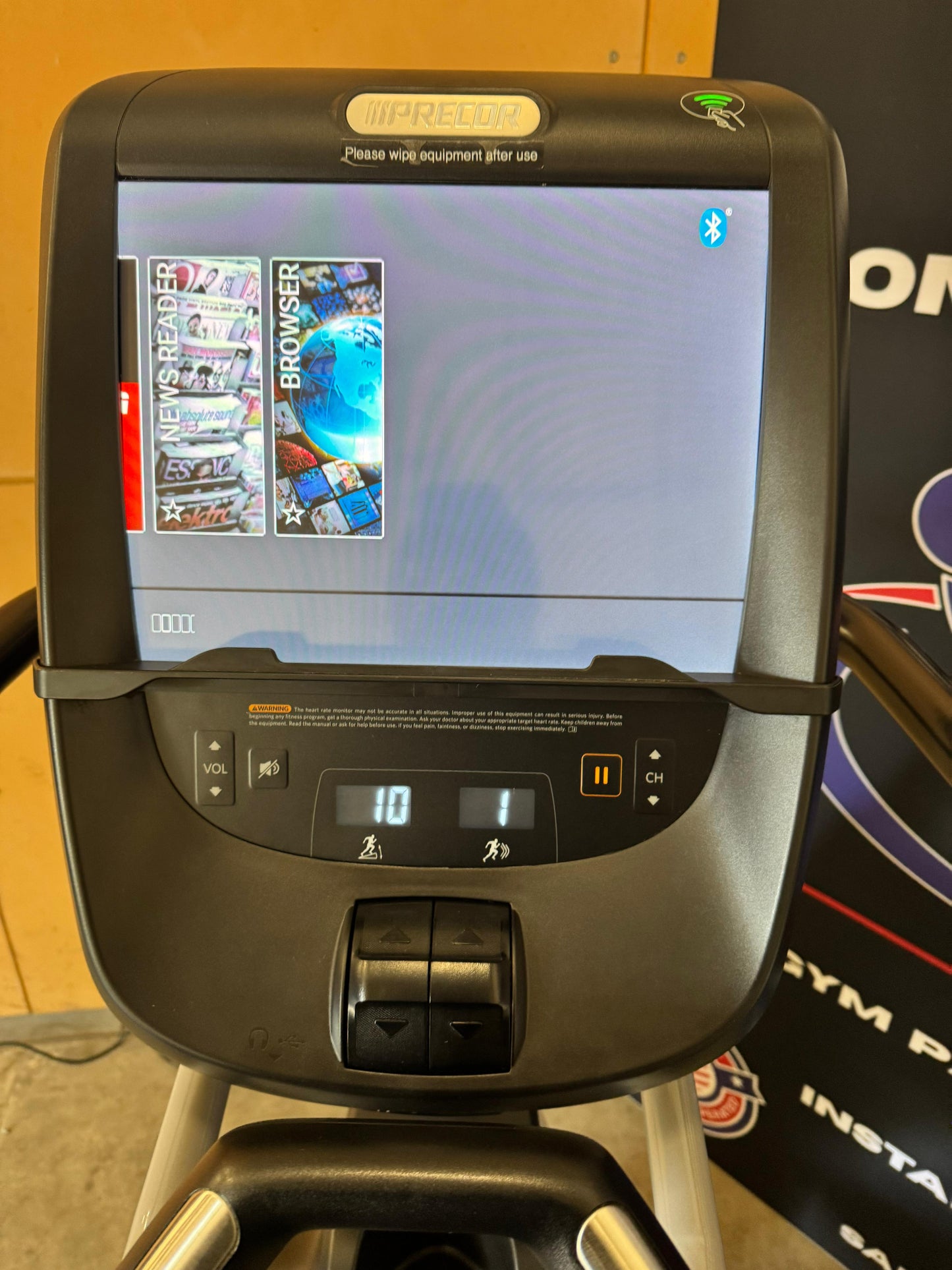 Precor EFX 883 Lower Body Elliptical Converging Ramp w/ P82 Console *REFURBISHED*