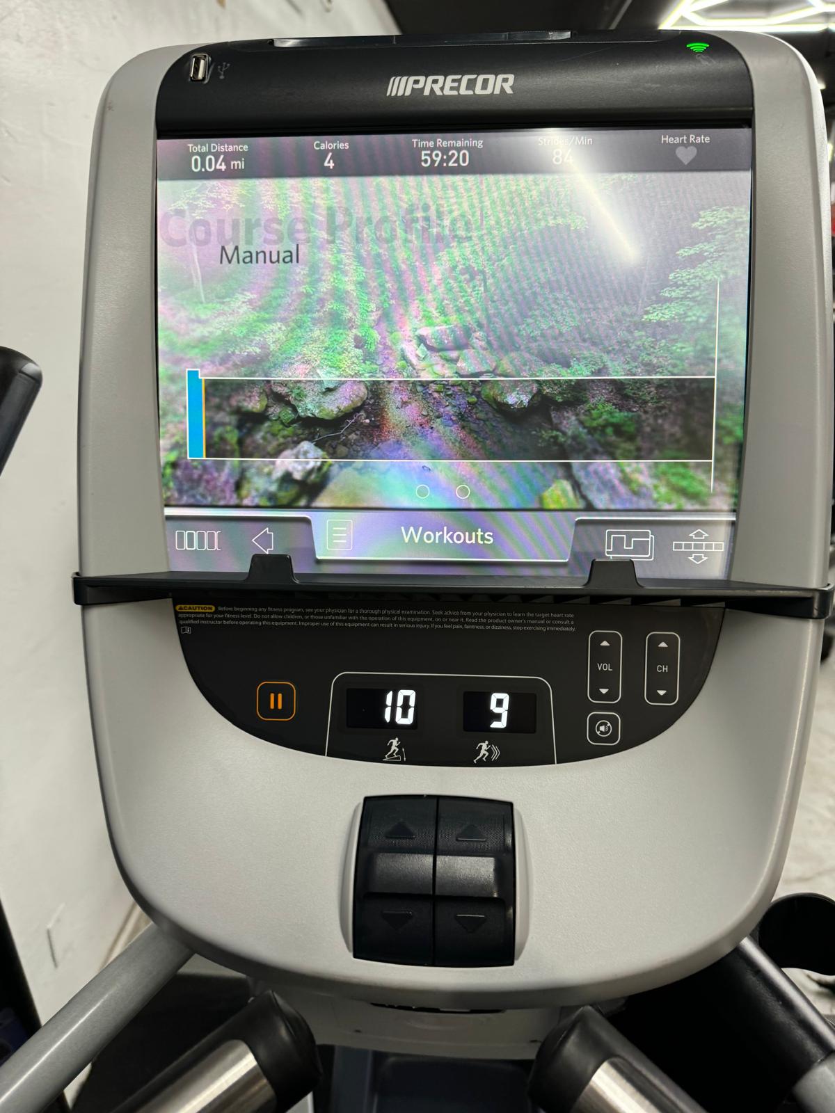 Precor EFX 885 Total Body Elliptical w/P80 Console *REFURBSIHED*