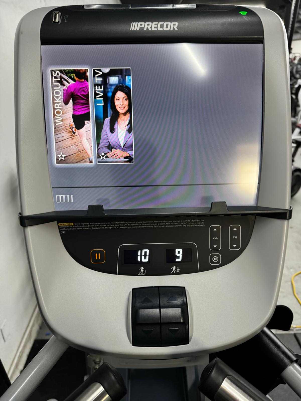 Precor EFX 885 Total Body Elliptical w/P80 Console *REFURBSIHED*