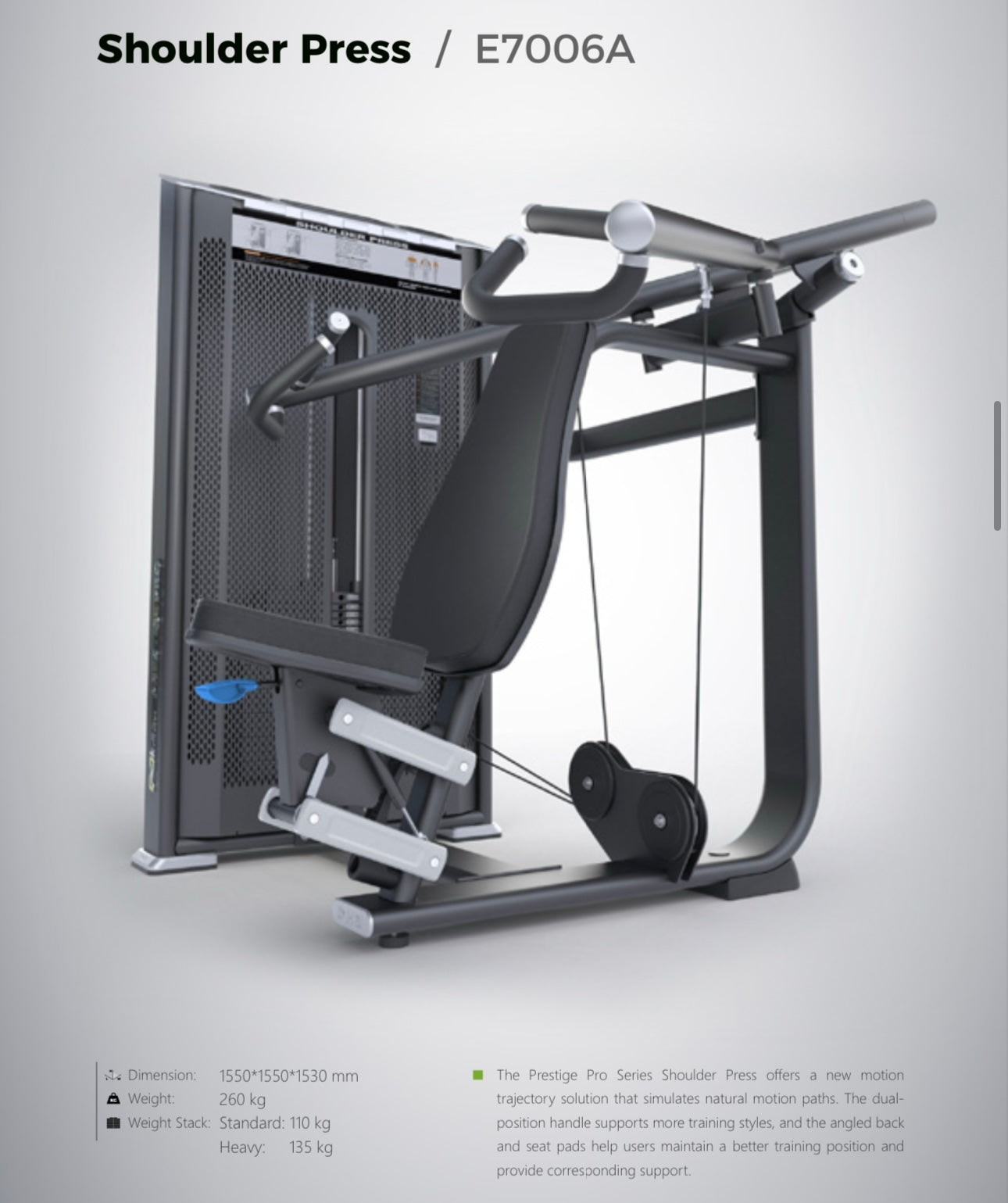Premier Strength Predator Series Shoulder Press *NEW*