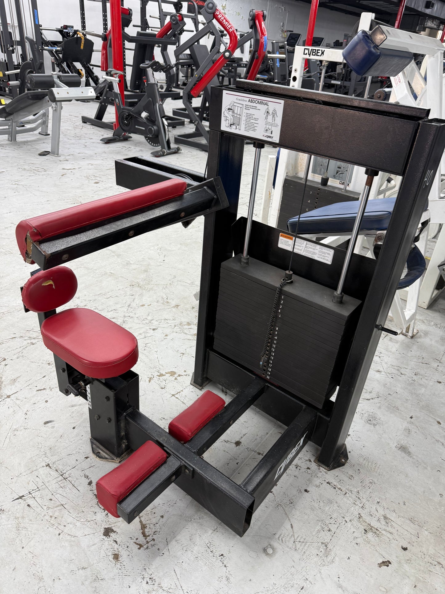 Cybex Galileo Series Abdominal Crunch