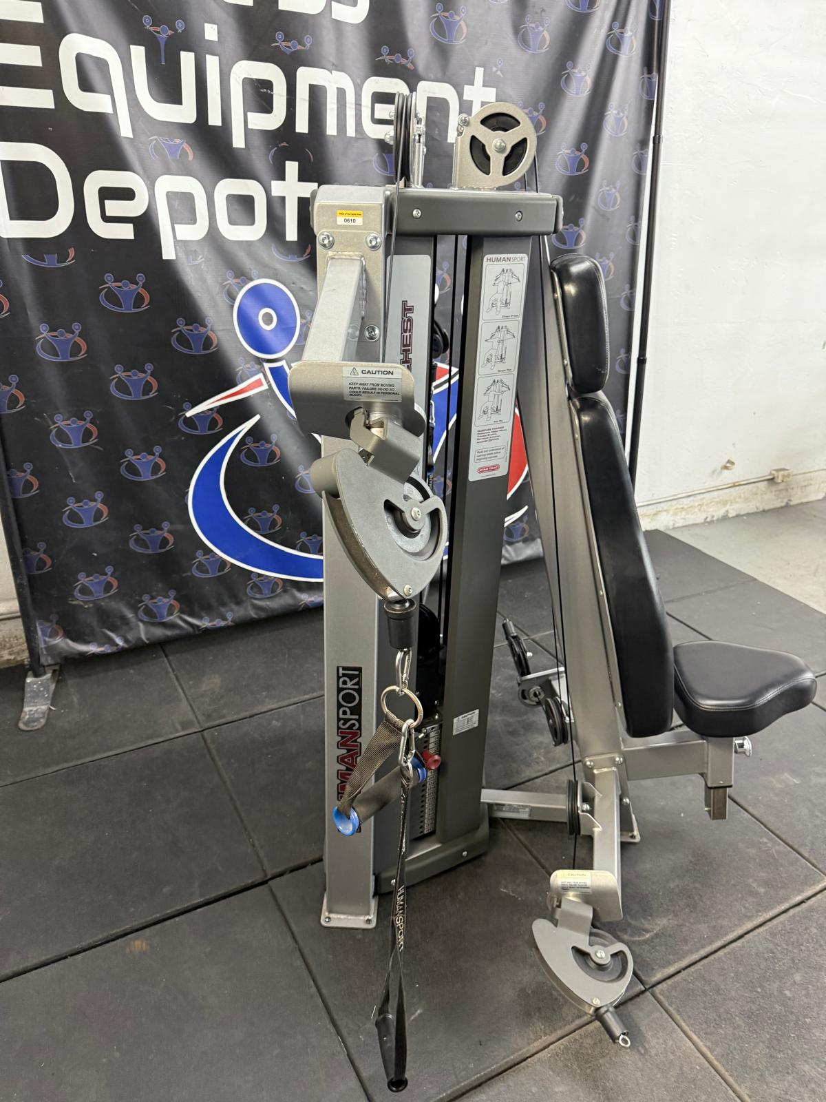 Star Trac Human Sport Chest and Shoulder Combo *REFURBISHED*