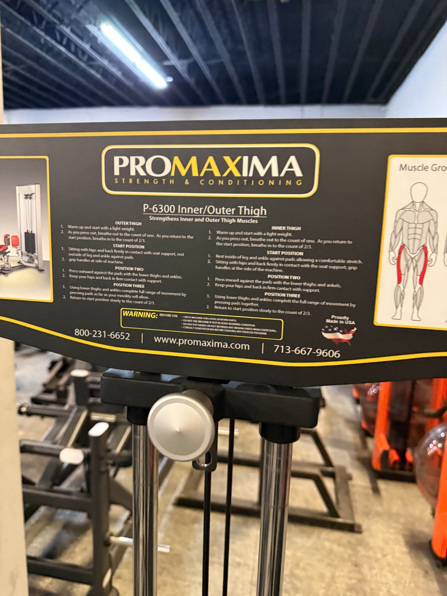 ProMaxima Adductor/Abductor Combo *NEW*