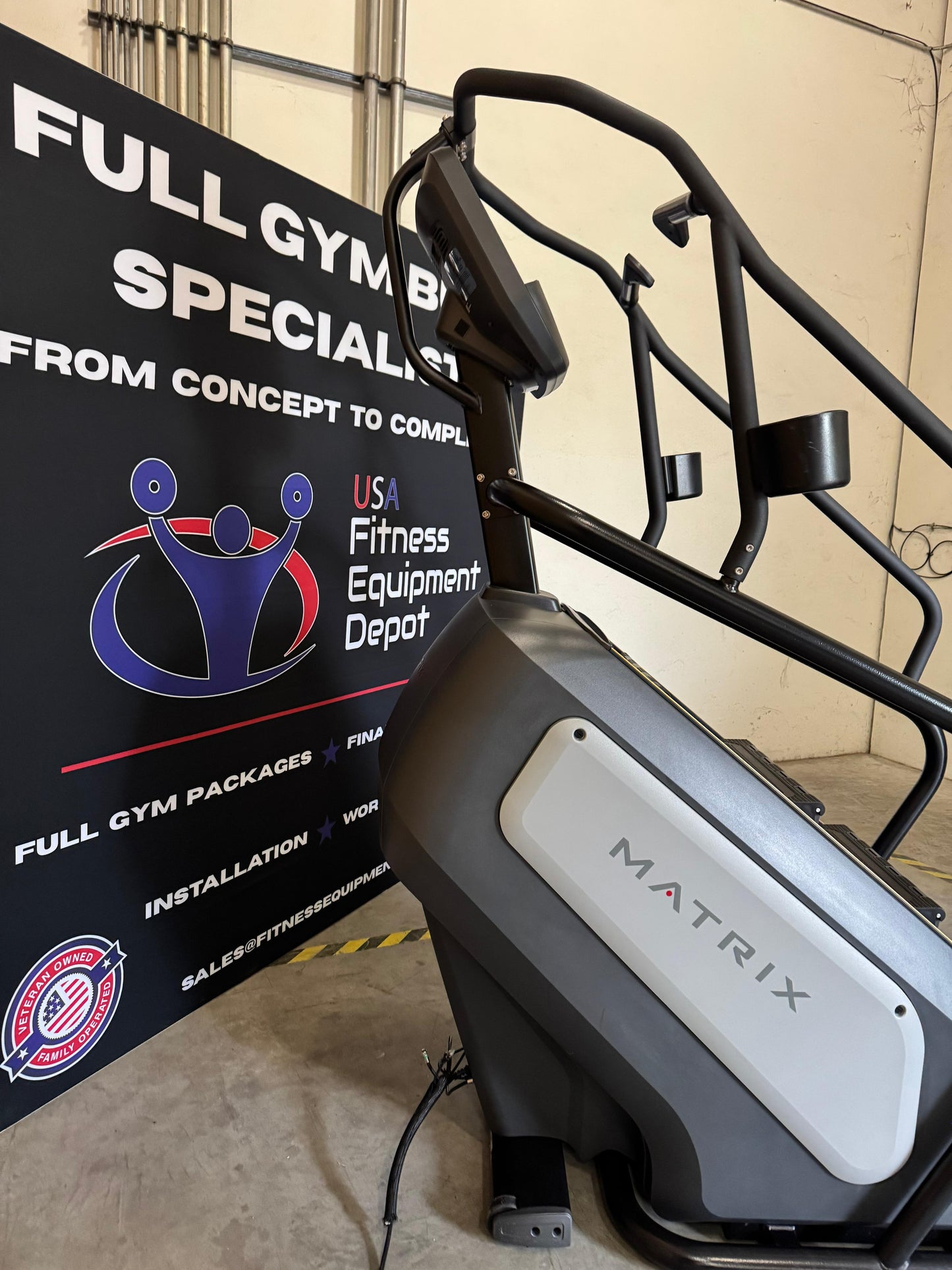 Escaladora Matrix Fitness C7xe con pantalla táctil *REACONDICIONADA*