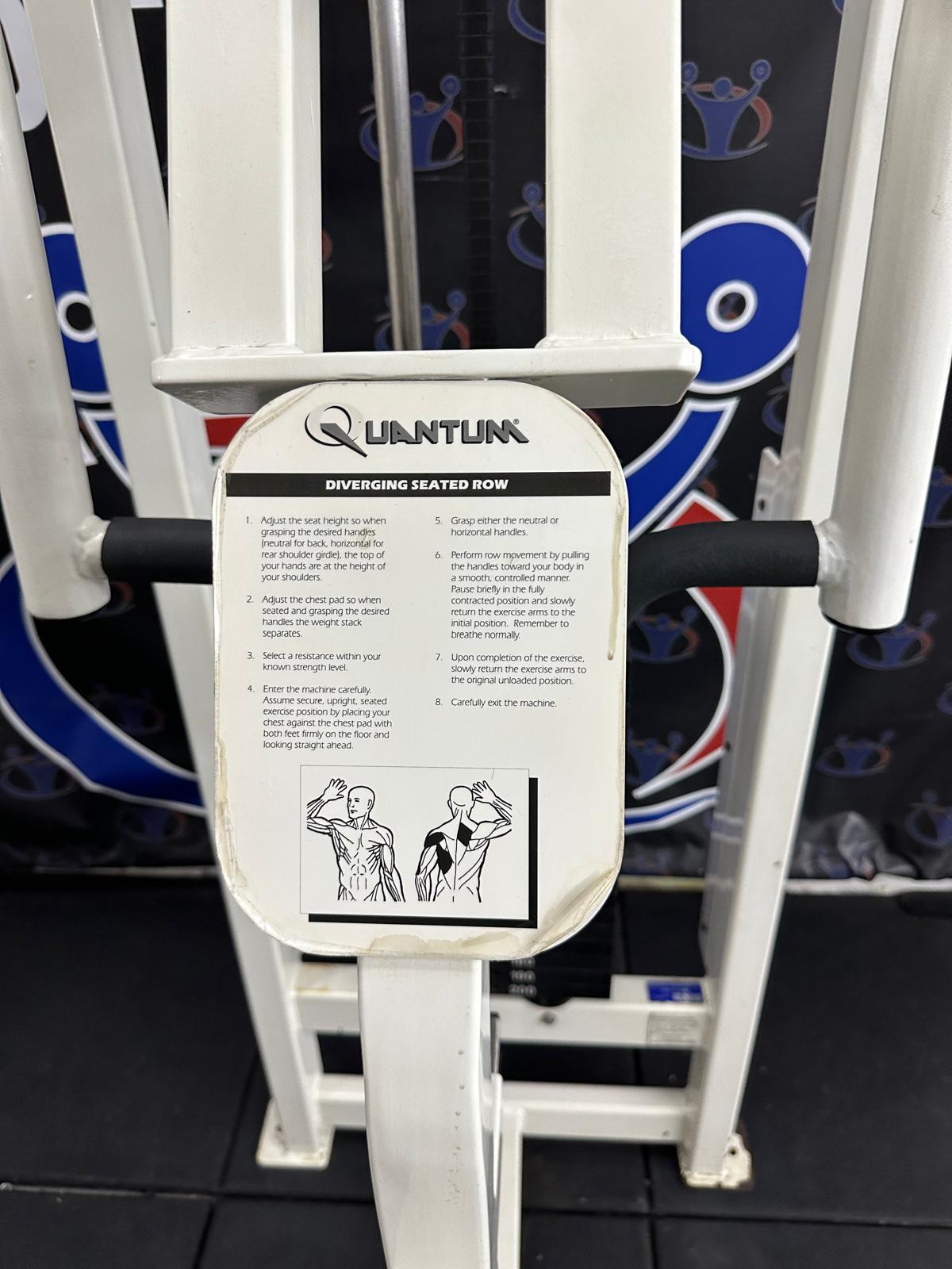 Quantum Diverging Seated Row *REFURBISHED*