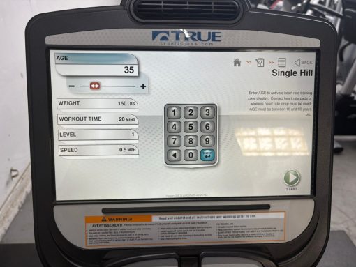 TRUE Fitness TC400 Series Light Commercial Treadmill w/Touchscreen *REFURBISHED* - Image 7