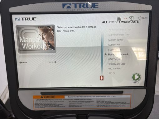 TRUE Fitness TC400 Series Light Commercial Treadmill w/Touchscreen *REFURBISHED* - Image 6
