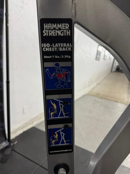 Hammer Strength ISO- Lateral Chest Press/High Row Combo *REFURBISHED* - Image 5